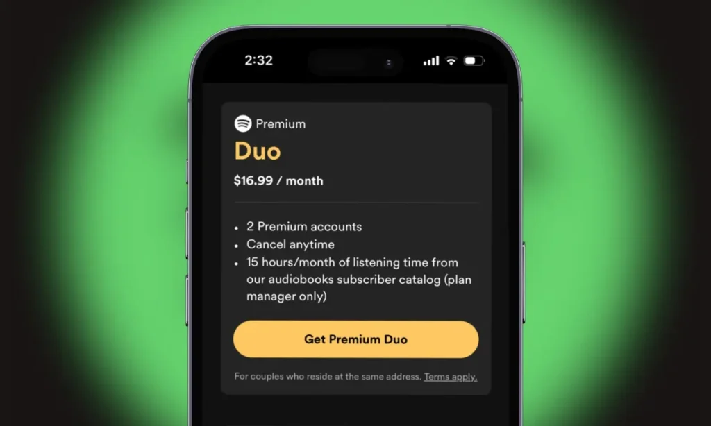 Spotify Duo Plan